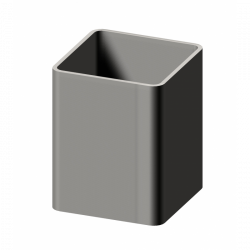 Mât de Fixation Carré - Poteau de fixation carré I WP Signalisation