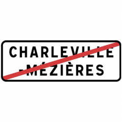 Panneau de localisation sortie d'agglomération EB20-2