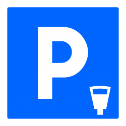 Panneau indication parking payant C1C l WP Signalisation