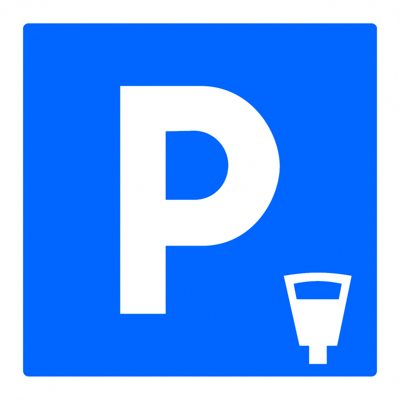 Panneau indication parking payant C1C l WP Signalisation