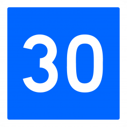 Panneau indication vitesse conseillée C4A l WP Signalisation