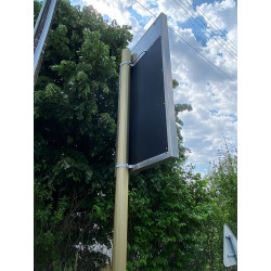 Afficheur digital LED derrière l WP Signalisation