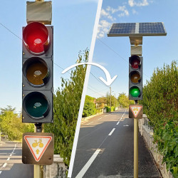 Feu tricolore intelligent piloté par radar pédagogique l WP Signalisation
