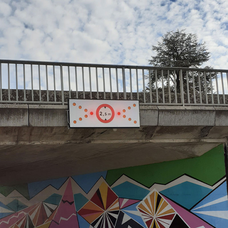 Panneau dynamique B12 (hauteur limitée) l WP Signalisation