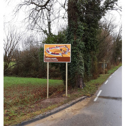Panneau patrimoine culturel H33 l WP Signalisation