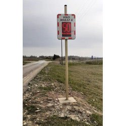 Radar pédagogique routier - Face avant I WP Signalisation