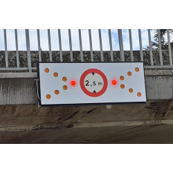Panneau dynamique LED Hauteur limitée l WP Signalisation