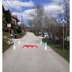 Panneau information C27 surélévation de la chaussée - Face avant I WP Signalisation