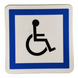 Panneau PMR d'indication de services CE14 I WP Signalisation