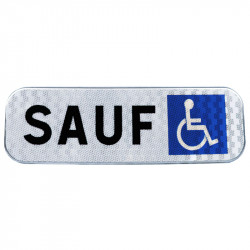 Panonceau M6h - Panonceau sauf PMR I WP Signalisation |Sauf personne à handicap