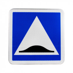 Panneau C27 surélévation de la chaussée - Face avant I WP Signalisation