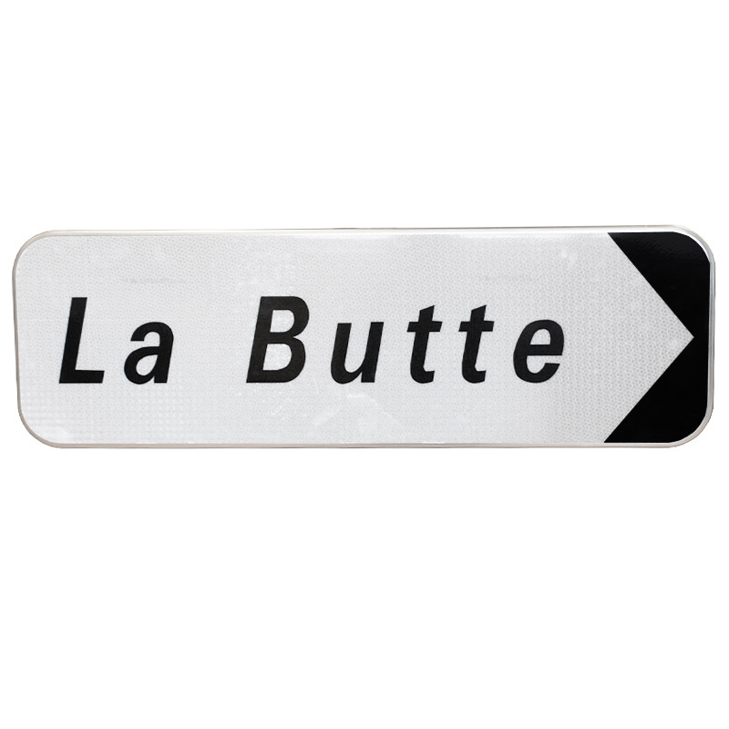 Panneau directionnel de position lieux-dits D29b1 | Texte personnalisée selon vos besoins