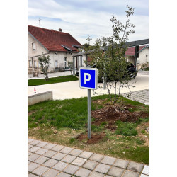 Panneau indication parking C1A | Indication de parking gratuit | Aires de repos et de services l WP Signalisation