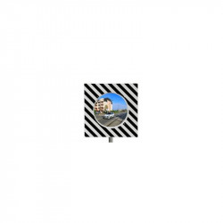 Miroir routier rond en acier inoxydable l WP Signalisation