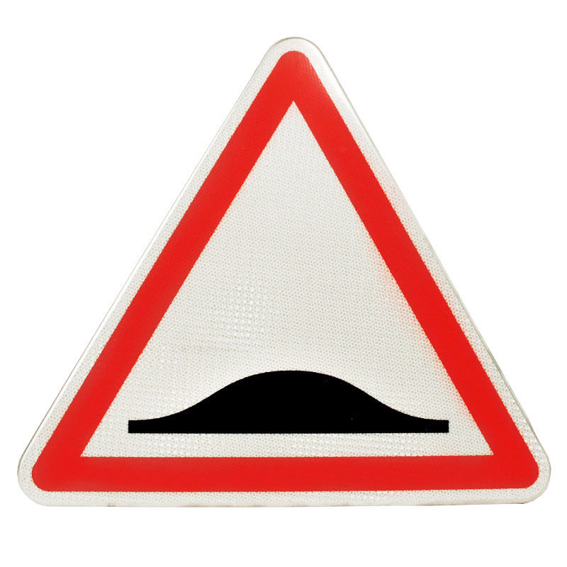 Panneau de danger ralentisseur de type dos-d'âne A2B I WP Signalisation