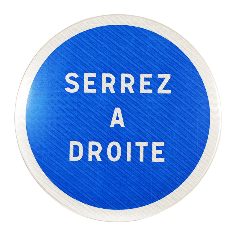 Face avant du panneau B29 I WP Signalisation