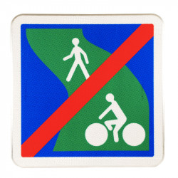 Panneau de signalisation C116 - Panneau fin de voie verte | WP Signalisation