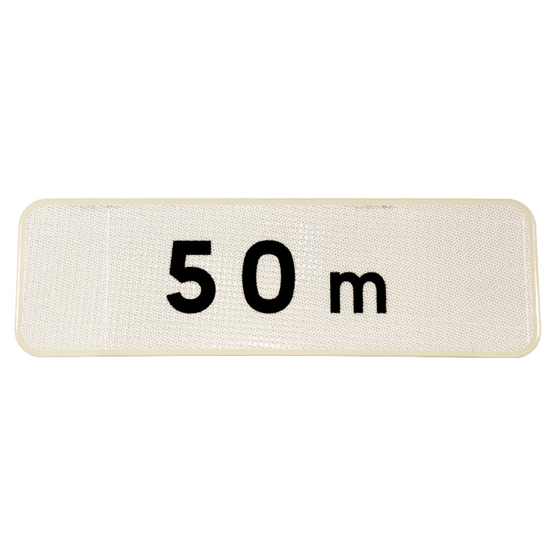 Panonceau de distance M1 I 50 mètres de distance | WP Signalisation