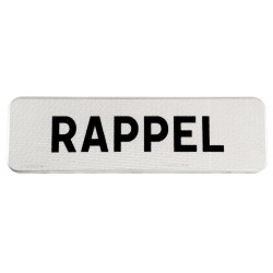 Panonceau M9z | Panonceau RAPPEL | Texte personnalisable