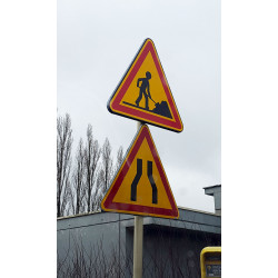 Panneau de chantier AK5 I Travaux | WP Signalisation
