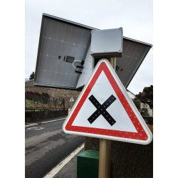 Panneau  Attention LED traversante AB1 l WP Signalisation