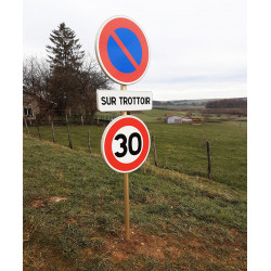 Panneau de signalisation B14 30km en campagne I WP Signalisation