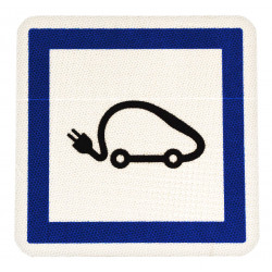 Panneau services poste de recharge de véhicules électriques CE15i | WPSignalisation