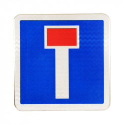 Panneau indication temporaire impasse CK13