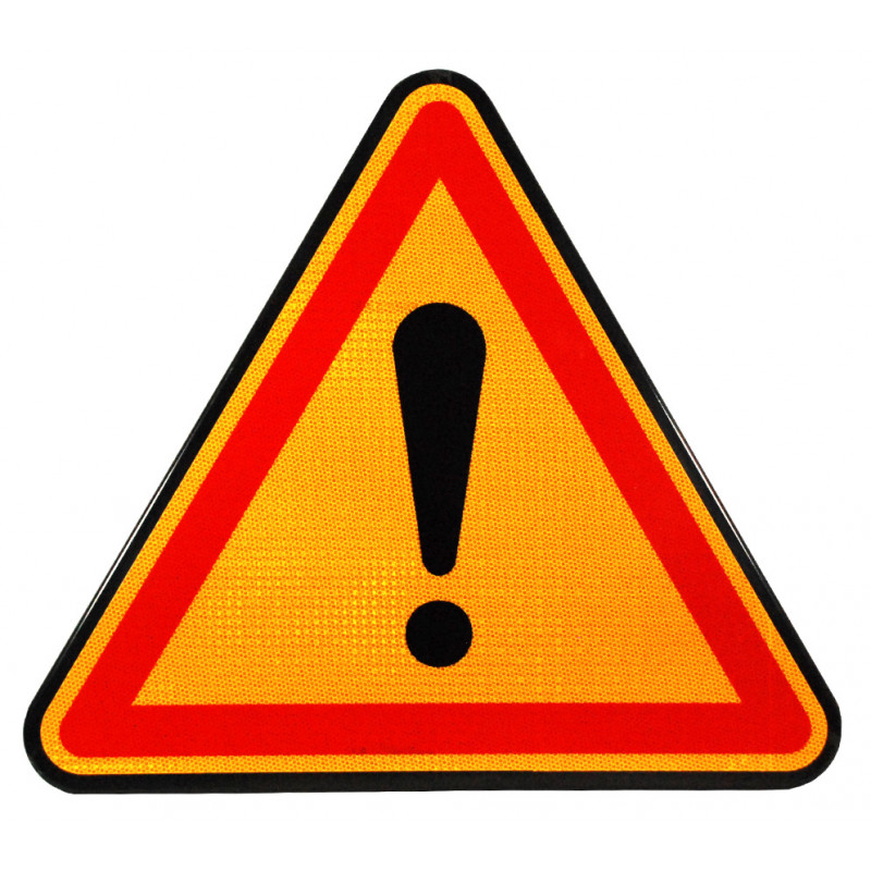 Panneau de danger temporaire AK14 | Photo du produit I WP Signalisation