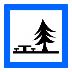 Panneau services emplacement pour pique-nique CE7