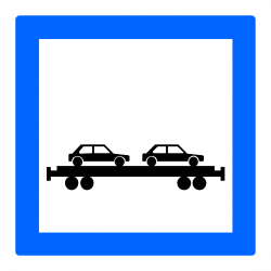 Panneau services gare auto/train CE8