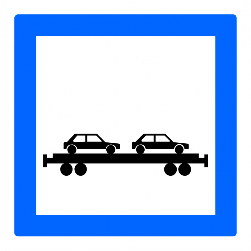 Panneau services gare auto/train CE8