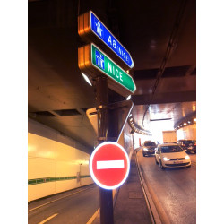 Face avant du anneau sens interdit - Panneau B1 I Ville et village | WP Signalisation