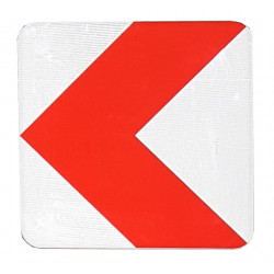 Balisage temporaire position d'une déviation ou d'un rétrécissement temporaire de chaussée K8-1