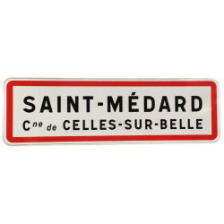 Panneau EB10 I Panneau de signalisation d'entrée d'agglomération 1 ligne et 1 mention I WP Signalisation