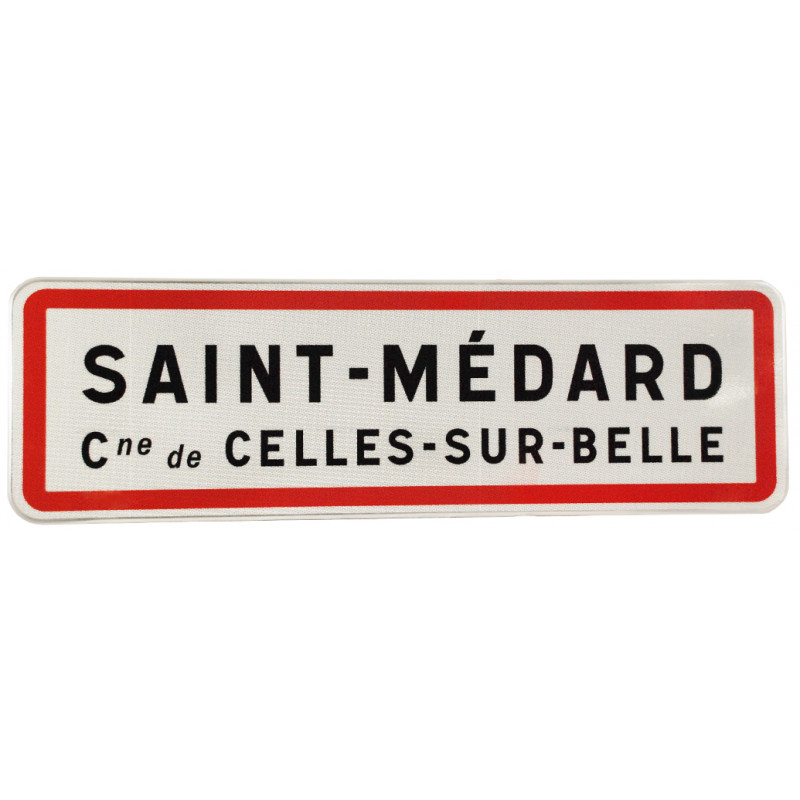 Panneau EB10 I Panneau de signalisation d'entrée d'agglomération 1 ligne et 1 mention I WP Signalisation