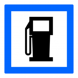 Panneau services poste de distribution de carburant CE15A