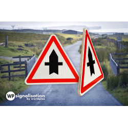 Panneau intersection de voie AB2 | Priorité ponctuelle | WP Signalisation