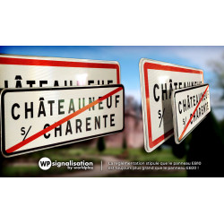 Panneau de localisation d'entrée agglomération EB10-2 et EB20-2 | Entree  et sortie de ville ou / et village