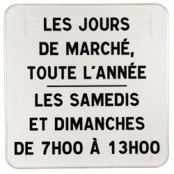 Panonceau précisions d'interdiction M6f2