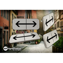 Panneau M8F | Rotation du panneau stationnement et arrêt M8f pour stationnement et arrêt