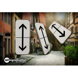 Panonceau prescriptions stationnement et arrêt M8c | WP Signalisation