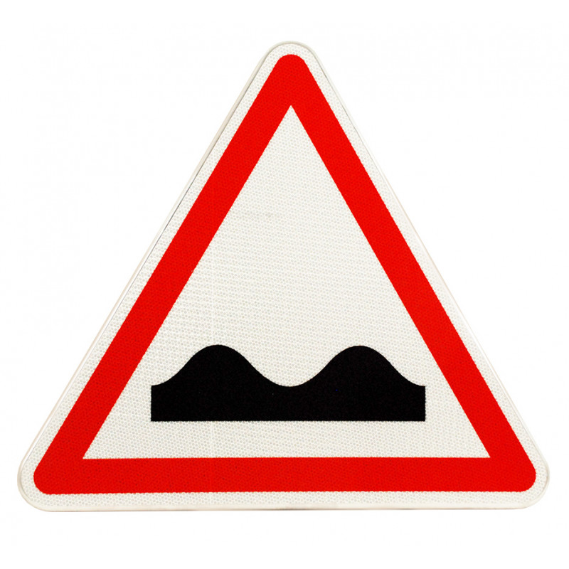 Panneau de danger cassis ou dos-dâne A2A