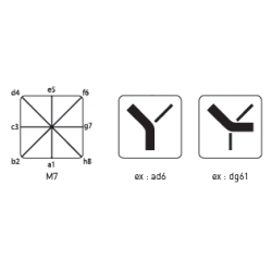 Panonceau schéma M7 | Personnalisation de la voie prioritaire et les voies non-prioritaires