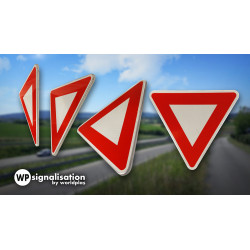 Panneau AB3A I Panneau cédez le passage à l'intersection I Panneau routier AB | WP Signalisation