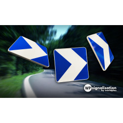 Balises et Balisettes de signalisation des virages J4 - 1 | 360 degré du panneau J4