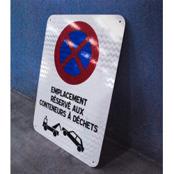 Panneau stationnement et parking personnalisé | Emplacement réservé aux véhicules | WP Signalisation