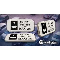 Panonceau durée maximum du stationnement M6c2 | Panneau durée maximum de stationnement | WPSignalisation