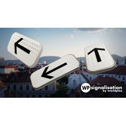 Panonceau prescriptions stationnement et arrêt M8d à droite | Panonceau directionnel