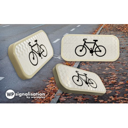 Panonceau qui désigne les cycles M4d1 | Panneau M4 velo | 360 degrés du produit | WP Signalisation
